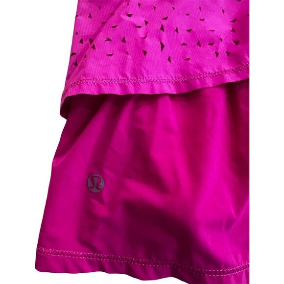 Lululemon In A Flash Skort Women's Barbie Pink  size 4 - Picture 4 of 9